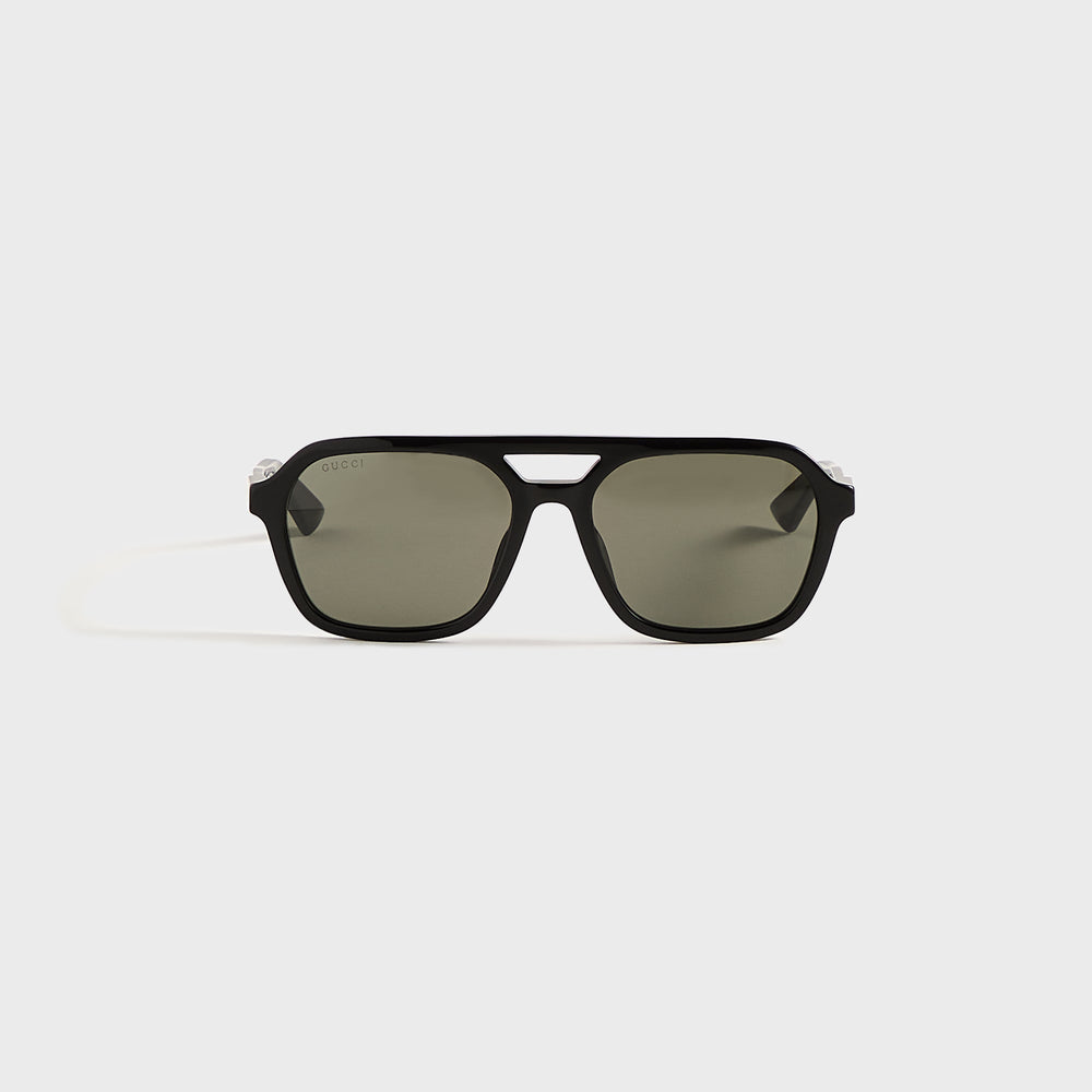 Gucci Rectangle Frames - Black | Kith Black