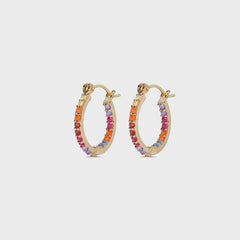 Crystal Haze Serena Small Hoops - Multi | Kith Multi