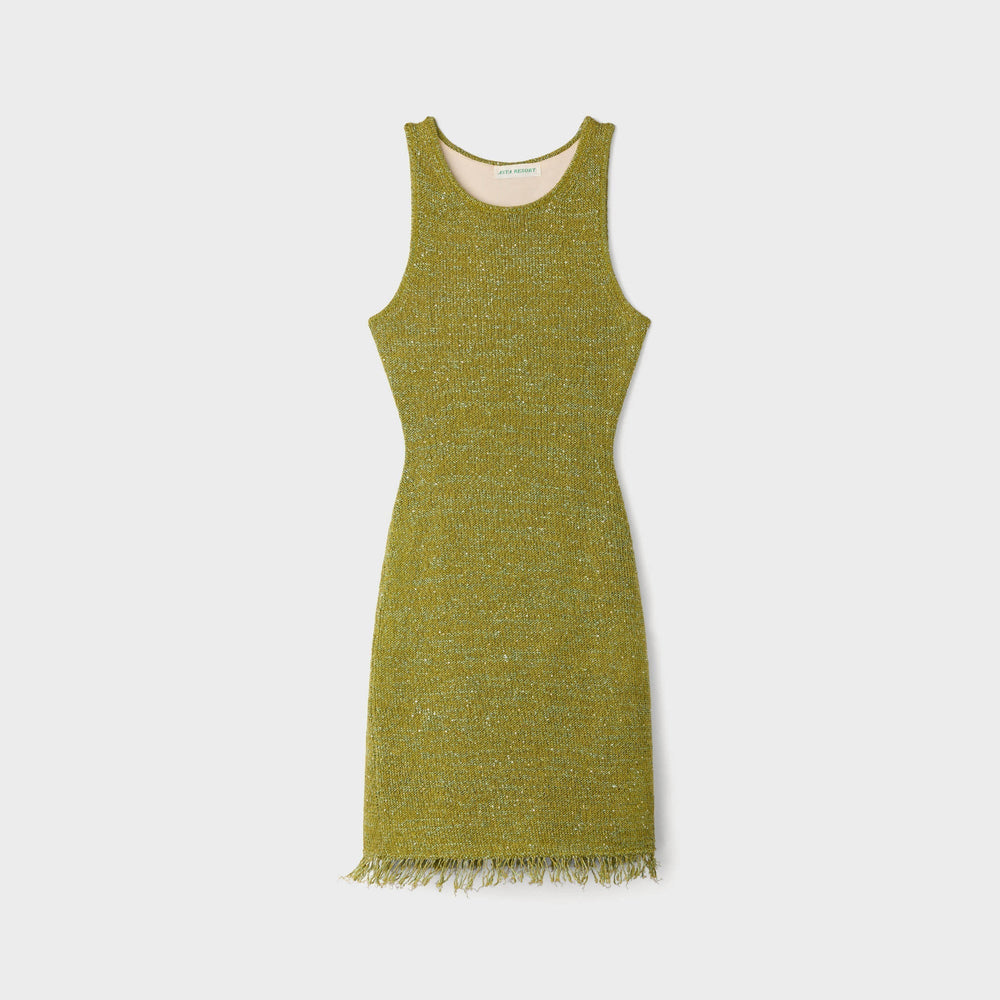 Asta Resort Natalia Mini Dress - Olive Oil Sequin | Kith Olive Oil Sequin