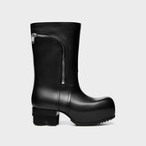 Rick Owens Bauhaus Ballast Pull on Stivali - Pelle Black | Kith Pelle Black