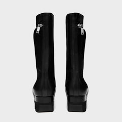Rick Owens Bauhaus Ballast Pull on Stivali - Pelle Black | Kith Pelle Black