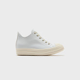 Rick Owens WMNS Scarpe in Pelle Low Sneaks - Chalk / White / Milk / Mi | Kith Chalk / White / Milk / Milk
