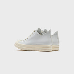 Rick Owens WMNS Scarpe in Pelle Low Sneaks - Chalk / White / Milk / Mi | Kith Chalk / White / Milk / Milk