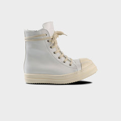 Rick Owens Scarpe in Pelle Sneakers - Chalk / White / Milk | Kith Chalk / White / Milk