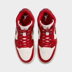 Nike Air Jordan 1 Mid - Sail / Team Red / Varsity Red | Kith Sail / Team Red / Varsity Red