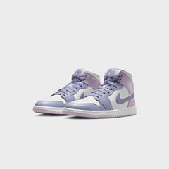 Nike WMNS Air Jordan 1 Mid - Indigo Haze / Doll / White | Kith Indigo Haze / Doll / White