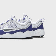 Nike Air Zoom Spiridon SP - White / Metallic Silver / Light Concord | Kith White / Metallic Silver / Light Concord