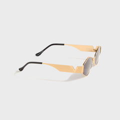 Vintage Frames Cypher 2 24KT - Yellow Gold / Black | Kith Yellow Gold / Black