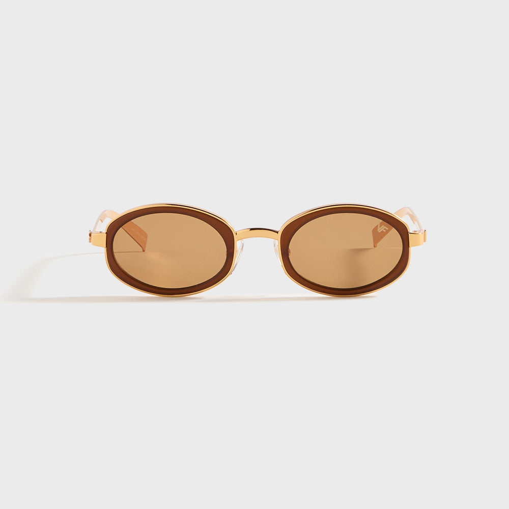Vintage Frames Sincere 24KT - Gold / Matte Brown Espresso | Kith Gold / Matte Brown Espresso
