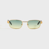Vintage Frames Dime 24KT - Yellow Gold / Green Yellow Gradient | Kith Yellow Gold / Green Yellow Gradient