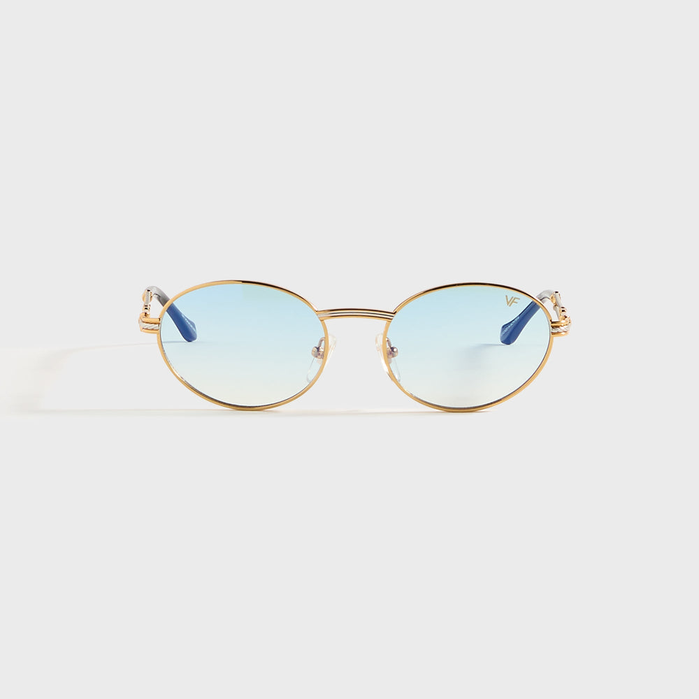 Vintage Frames Pac Double Rope Edition 18KT Two-Tone - Gold / Pastel B | Kith Gold / Pastel Blue