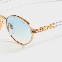 Vintage Frames Pac Double Rope Edition 18KT Two-Tone - Gold / Pastel B | Kith Gold / Pastel Blue