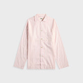 Tekla Cotton Poplin Pyjama Shirt - Hatty Stripes | Kith Hatty Stripes