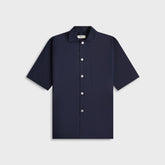Tekla Poplin Pyjamas Short Sleeve Shirt - True Navy | Kith True Navy