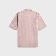 Tekla Poplin Short Sleeve Pyjamas Shirt - Skipper Stripes | Kith Skipper Stripes