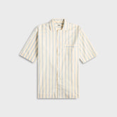 Tekla Poplin Pyjamas Short Sleeve Shirt - Needle Stipes | Kith Needle Stipes
