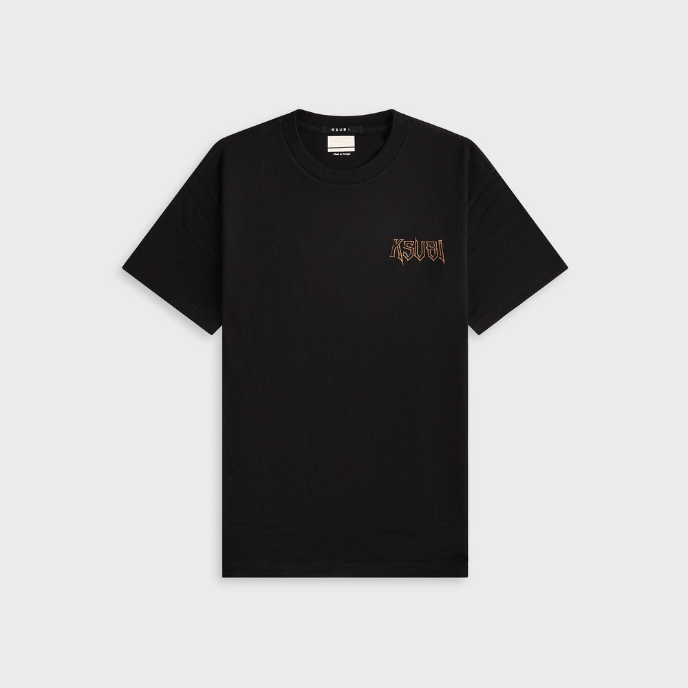Ksubi Kingdom Kash Short Sleeve Tee - Jet Black | Kith Jet Black