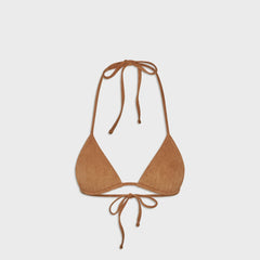 Frankies Bikinis x Bella Hadid Nick Suede Top - Sunkissed Suede | Kith Sunkissed Suede