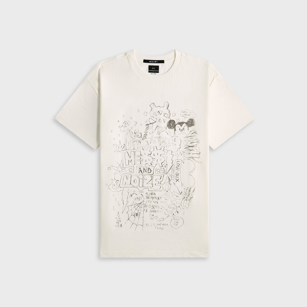 Ksubi Noize Biggie Short Sleeve Tee - Vintage White | Kith Vintage White