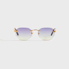 Vintage Frames Detroit Player Rimless Drill Mount 24KT - Gold Grape / | Kith Gold Grape / Yellow Gradient