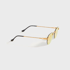 Vintage Frames Detroit Player Rimless Drill Mount 24KT - Gold / Smoke | Kith Gold / Smoke Solid Flash Red