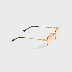 Vintage Frames Detroit Player Rimless Drill Mount 24KT - Gold / Grape | Kith Gold / Grape Pop