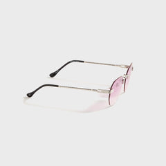 Vintage Frames Detroit Player Rimless Drill Mount 24KT - White Gold / | Kith White Gold / Gum Drop