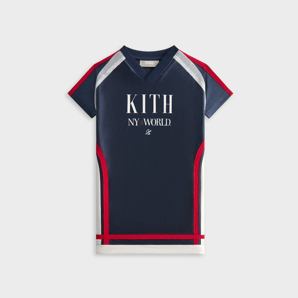 Kith Kids NY to the World Faille Fade Jersey Dress - Nocturnal | Kith Nocturnal