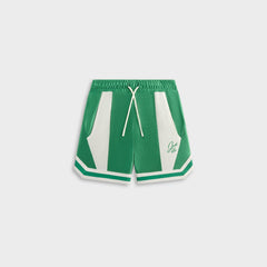 Kith Kids NY to the World Faille Curtis Short - Parrot | Kith Parrot