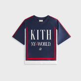 Kith Kids NY to the World Faille Leon Jersey - Nocturnal | Kith Nocturnal