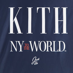Kith Kids NY to the World Faille Leon Jersey - Nocturnal | Kith Nocturnal
