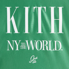 Kith Kids NY to the World Faille Leon Jersey - Parrot | Kith Parrot