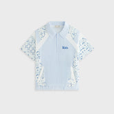 Kith Kids Patchwork Linden Quarter Zip Polo - Larimar | Kith Larimar