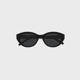 Saint Laurent Oval Frames - Black | Kith Black