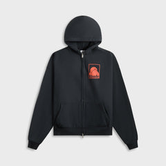 Rhude Moonlight Badge Full-Zip Hoodie - Vintage Black | Kith Vintage Black