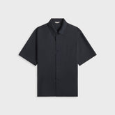 Auralee Super Fine Tropical Wool Open Collar Half Sleeved - Navy | Kith Navy