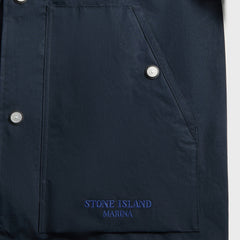 Stone Island Aluminum Tela Marina Short Parka - Navy Blue | Kith Navy Blue