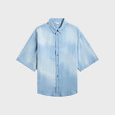 Acne Studios Short Sleeve Shirt - Mid Blue | Kith Mid Blue
