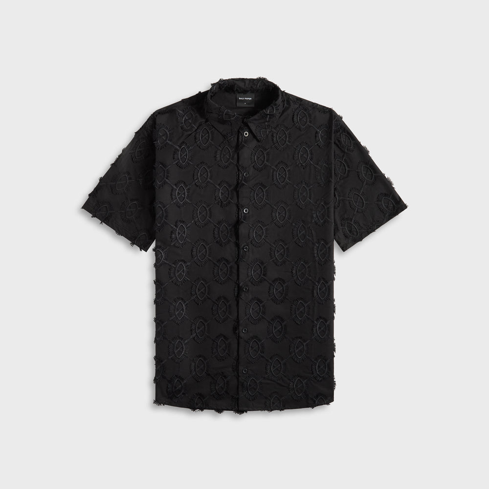 Daily Paper Trophy Shield Shirt - Black | Kith Black