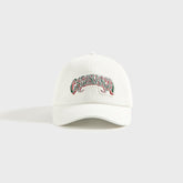 Casablanca Gothic Green Logo Patch Cap - White | Kith White