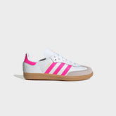 adidas Kids Samba OG - White / Lucid Pink / Gum 3 | Kith White / Lucid Pink / Gum 3