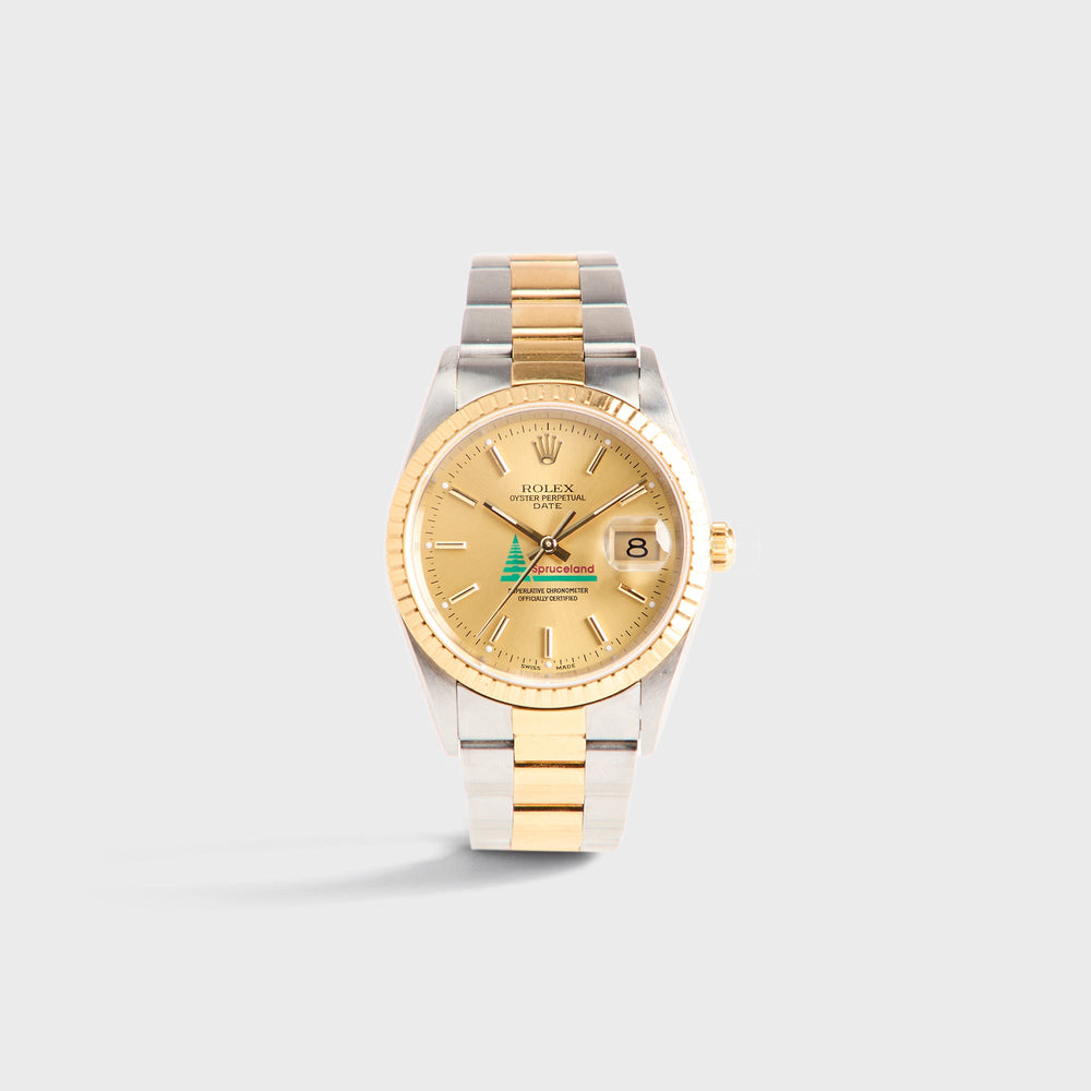 Wind Vintage Rolex Spruceland Date 15223 W/ Hang Tag Unpolished | Kith