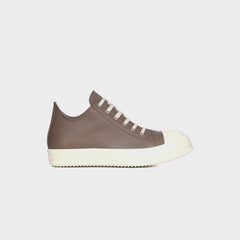 Rick Owens Low Sneakers Scarpe in Pelle - Dust / Milk / Milk | Kith Dust / Milk / Milk
