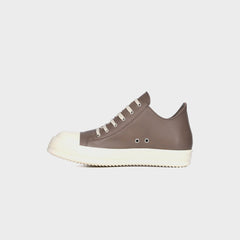 Rick Owens Low Sneakers Scarpe in Pelle - Dust / Milk / Milk | Kith Dust / Milk / Milk