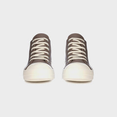 Rick Owens Low Sneakers Scarpe in Pelle - Dust / Milk / Milk | Kith Dust / Milk / Milk