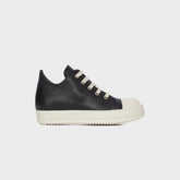 Rick Owens Kids Low Sneakers Scarpe in Pelle - Black / Milk / Milk | Kith Black / Milk / Milk