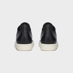 Rick Owens Kids Low Sneakers Scarpe in Pelle - Black / Milk / Milk | Kith Black / Milk / Milk