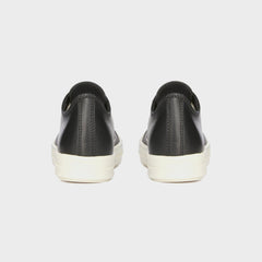 Rick Owens Baby Leather Sneakers Scarpe in Pelle - Black / Milk / Milk | Kith Black / Milk / Milk