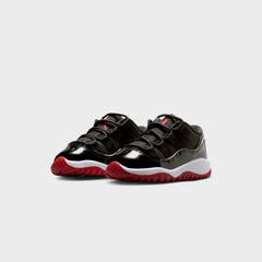 Jordan TD Air Jordan 11 Low - White / Varsity Red / Black | Kith White / Varsity Red / Black
