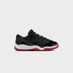 Jordan PS Air Jordan 11 Low - White / Varsity Red / Black | Kith White / Varsity Red / Black